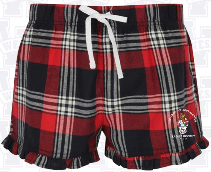 Ladies hockey pyjama shorts